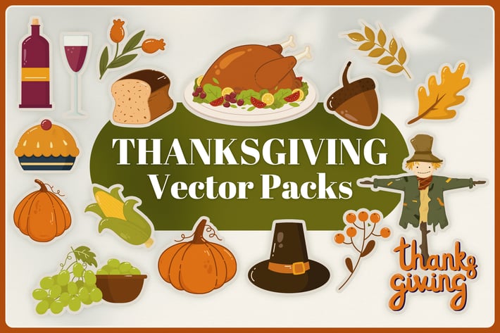 Thanksgiving Vector Pack