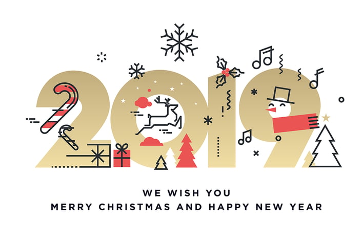 Merry Christmas and Happy New Year 2019