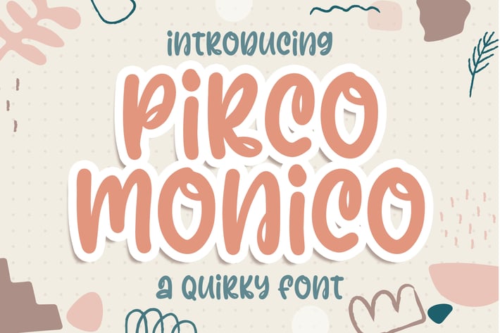 Pirco Monico Quirky and Playful Business Font