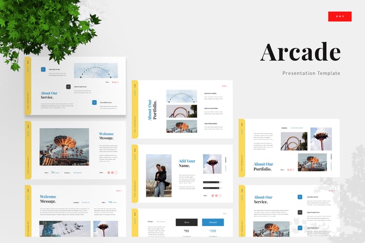 Arcade - Amusement Park Powerpoint Template