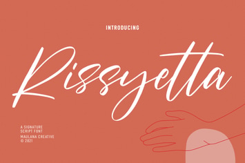 Rissyetta Signature Script Font