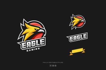 Eagle Head Sports and E-sports Style Logo