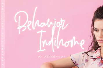Behavior Indihome | Signature Font