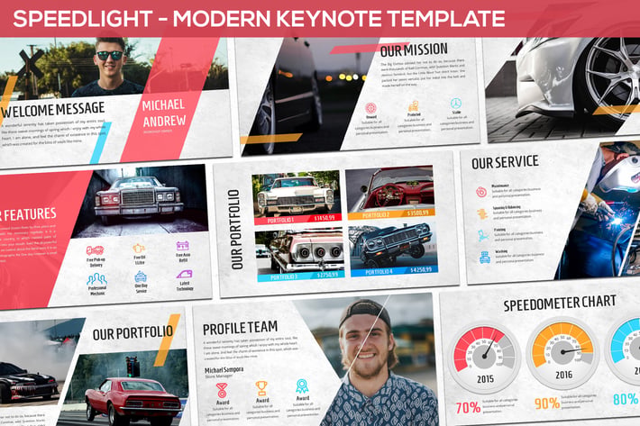 Speedlight - Modern Keynote Template