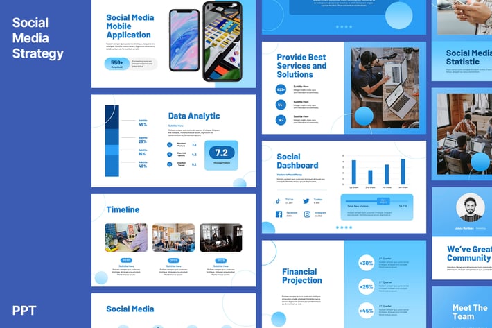 Vendo - Social Media Presentation Powerpoint