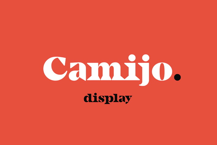 Camijo Display Serif Font