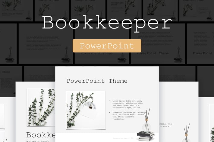 Bookkeeper PowerPoint Template