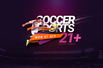 Soccer Sports Club Web UI Kit 