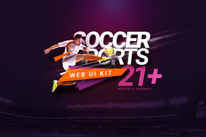 Soccer Sports Club Web UI Kit 