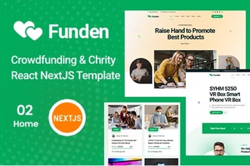  Mundeen - Crowdfunding & Charity React Template 