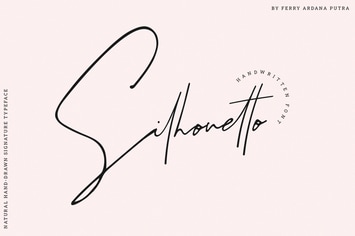 Silhouetto | Hand-drawn Signature Font