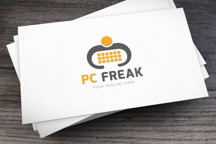 PC Freak Logo Template