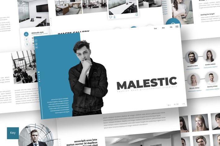 Malestic - Keynote Template