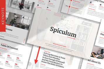 Spiculum - Business Keynote Template