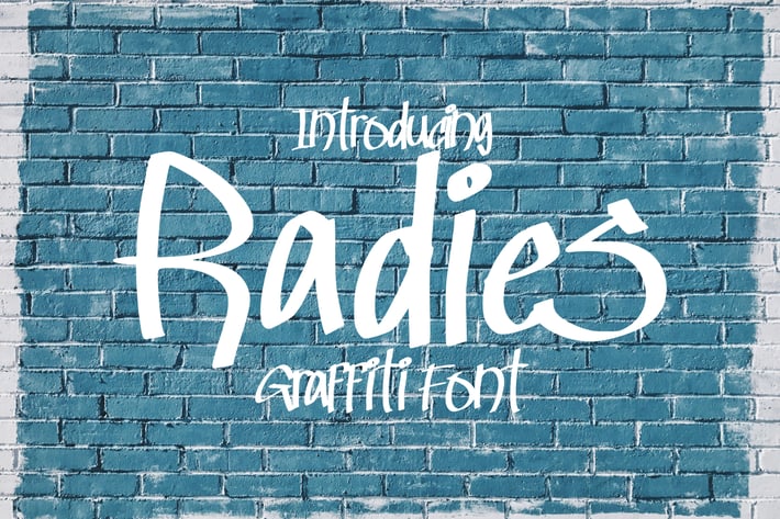 Radies - Graffiti Font