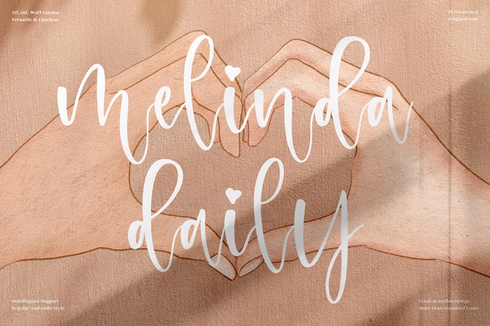 Melinda daily Beautiful Script