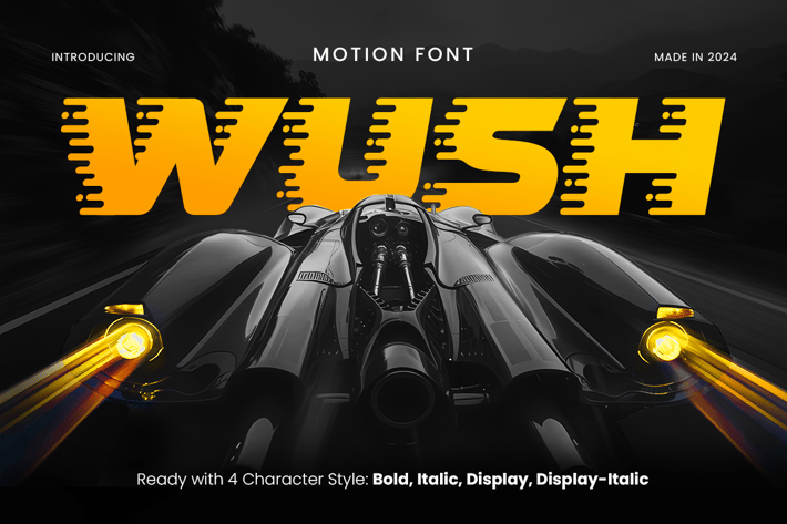 Wush - Motion Font