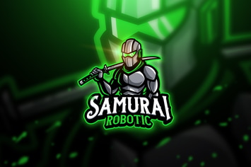 Samurai Robotic - Mascot & Esport Logo