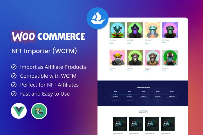 WooCommerce NFT Importer - WCFM (Addon)