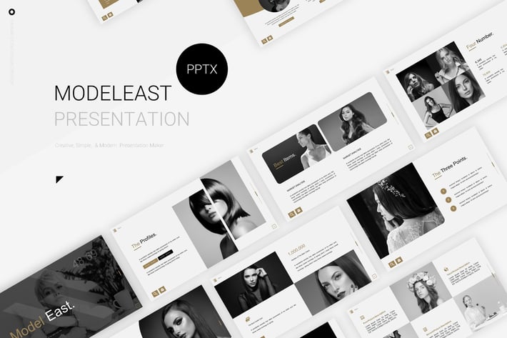 Model East - Powerpoint Template