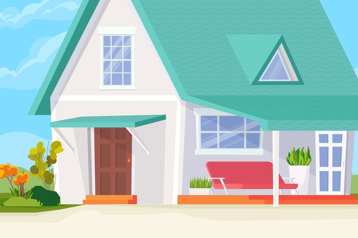 Sweet House - Illustration Background
