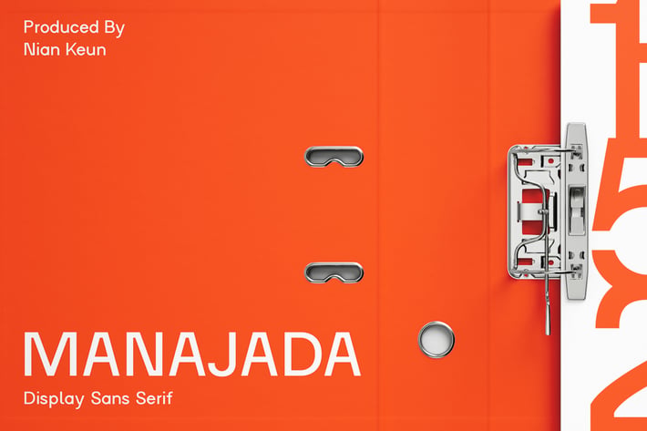 Manajada - Display Sans Serif