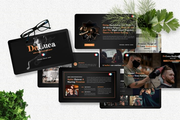 De Luca - Barbershop Powerpoint Templates