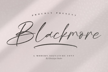 Blackmore Modern Signature Font