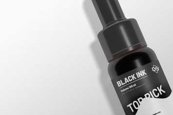 Ink Drop Bottle - Mockup