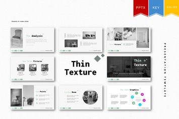 Thin Texture | Powerpoint, Keynote, Google Slides