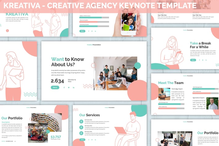 Kreativa - Creative Agency Keynote Template