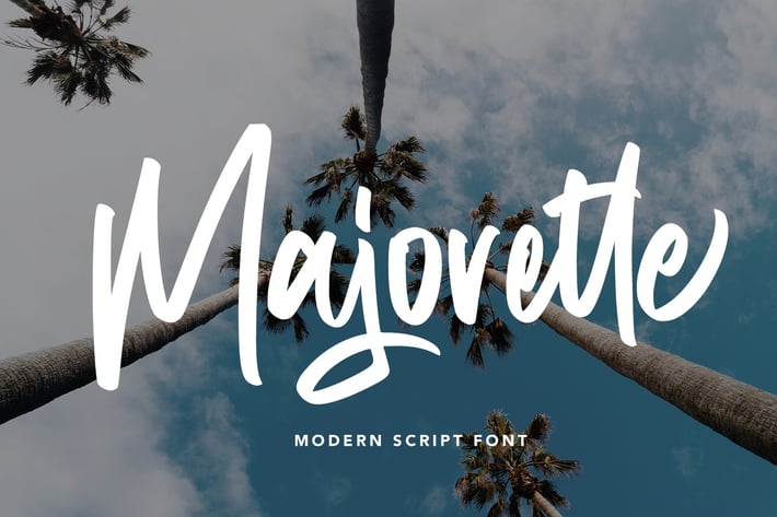 Majorette - Modern Script Font
