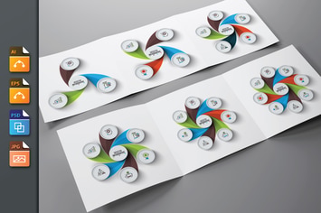 Infographics template set v.25