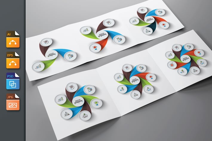 Infographics template set v.25