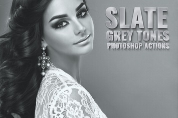 Slate Grey Tones Photoshop Actions