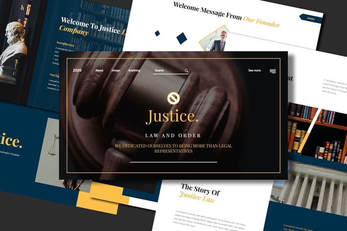 Justice - Law and Justice Keynote Template