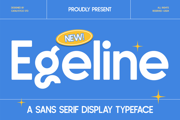 Egeline Sans Serif Display Font
