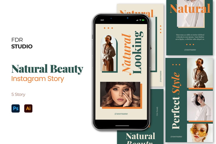 Natural Beauty Instagram Story Pack