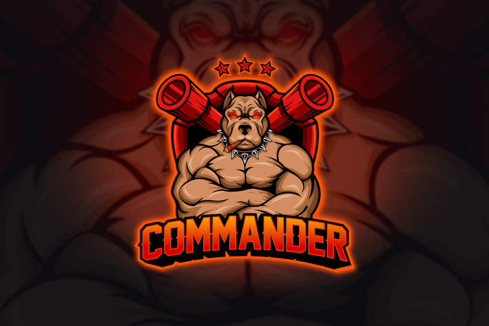 Commander - Mascot & Esport Logo