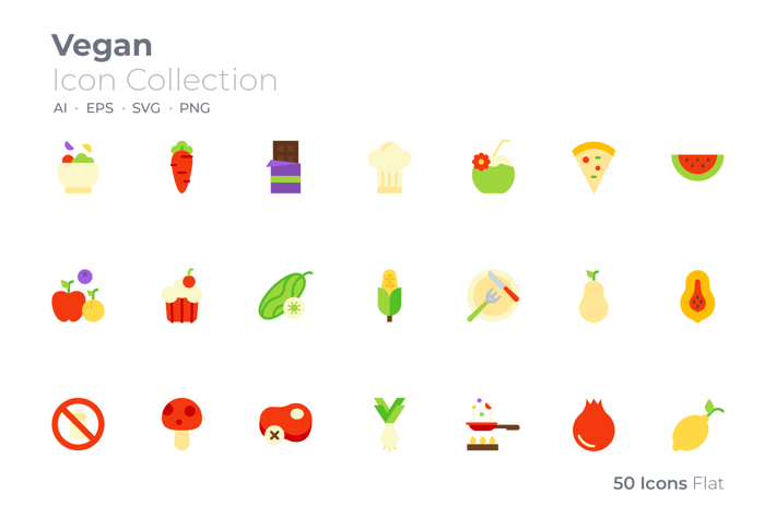 Vegan Color Icon