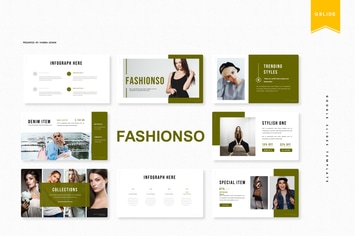 Fashionso | Google Slides Template