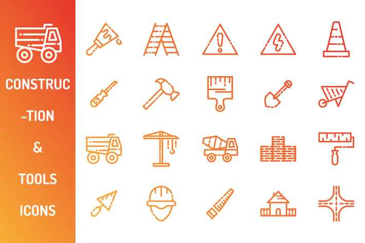 Construction and Tools Icons