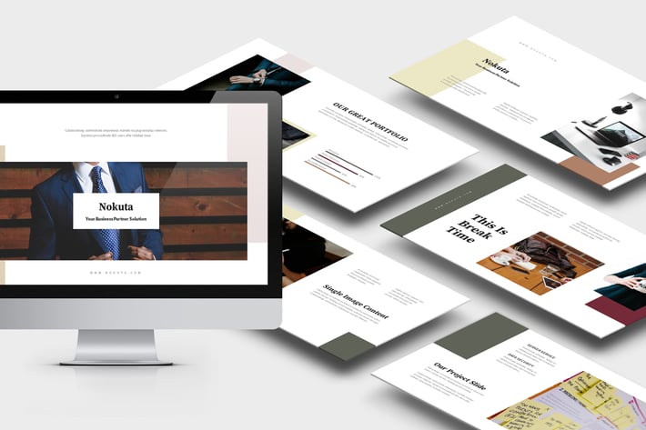 Nokuta : Startup Business Elegant Powerpoint