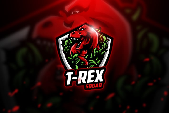 T- Rex - Mascot & Esport Logo