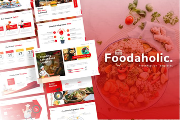 Foodaholic - Culinary PowerPoint Template