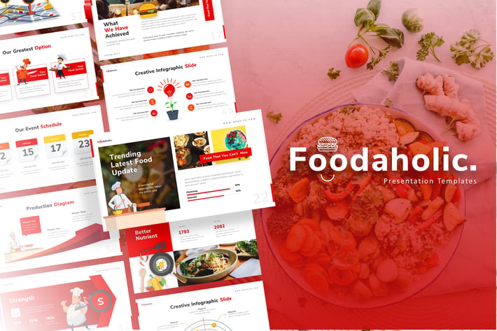 Foodaholic - Culinary PowerPoint Template