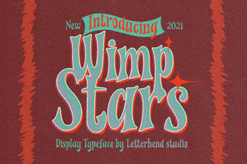Wimp Stars - Display Typeface