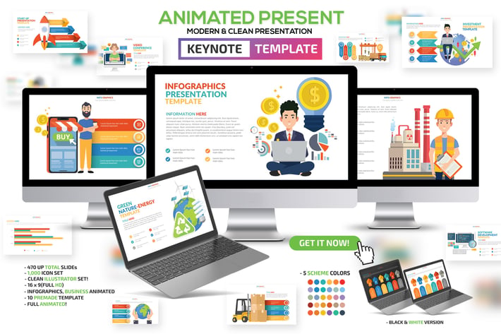 Animated Keynote Template