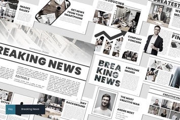 Breaking News - Keynote Template