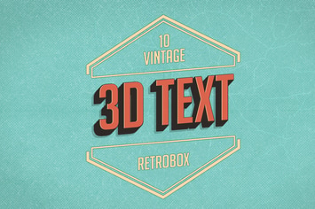 Retro Vintage text effect